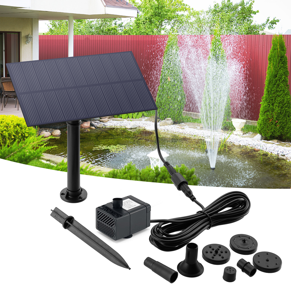 Aquarium Fish Guppy - 5W 5V Solar Water Pump Garden