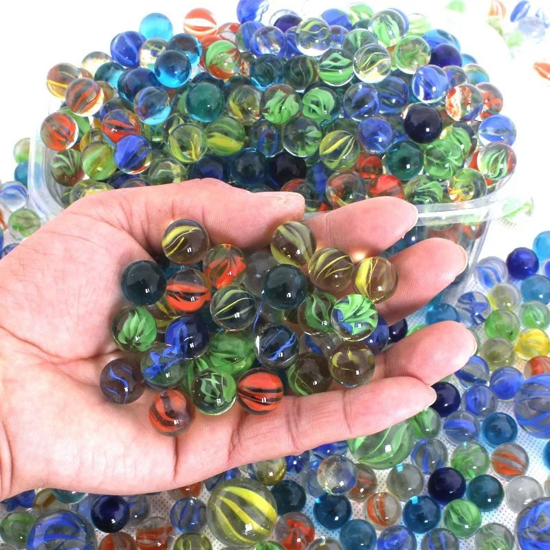 50Pcs 14mm Colorful Glass Marb - مراجعة Aquarium Fish Guppy وسعره