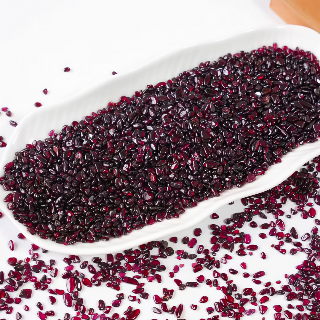 Natural Garnet Crushed Stone,  - مراجعة Aquarium Fish Guppy وسعره