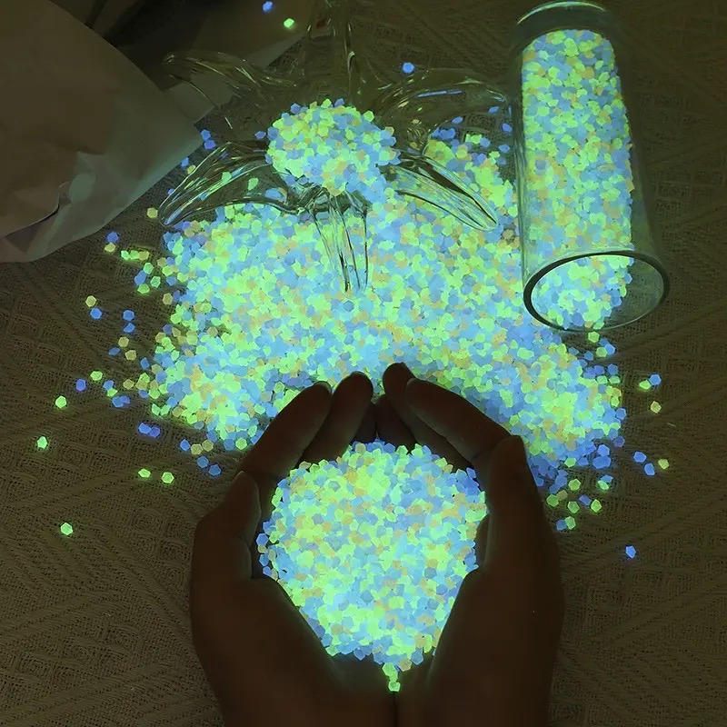 1000pcs 3-5mm Luminous Sand Gl - مراجعة Aquarium Fish That Glow In The Dark وسعره