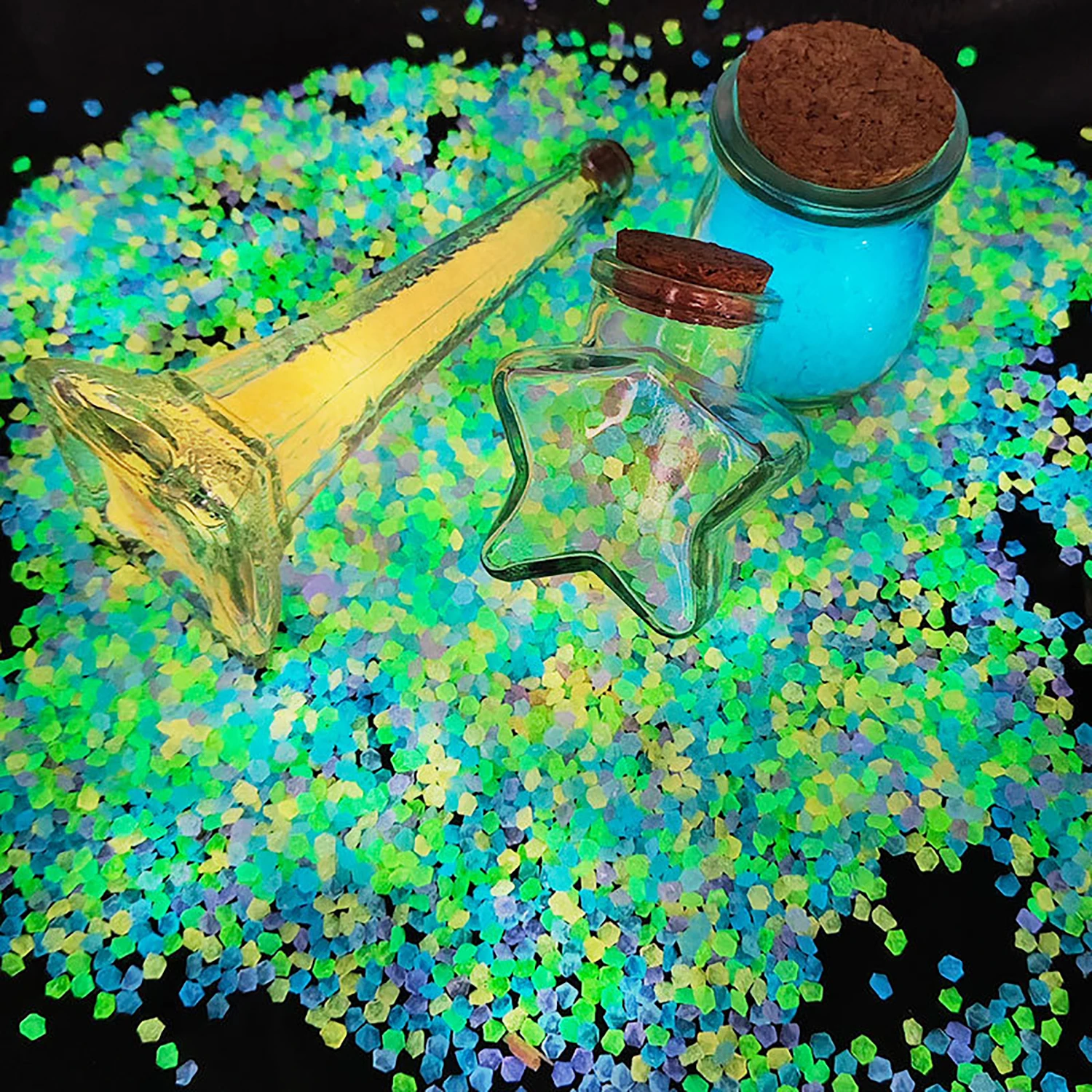50g/Bag Decor Luminous Sand 3- - مراجعة Aquarium Fish That Glow In The Dark وسعره