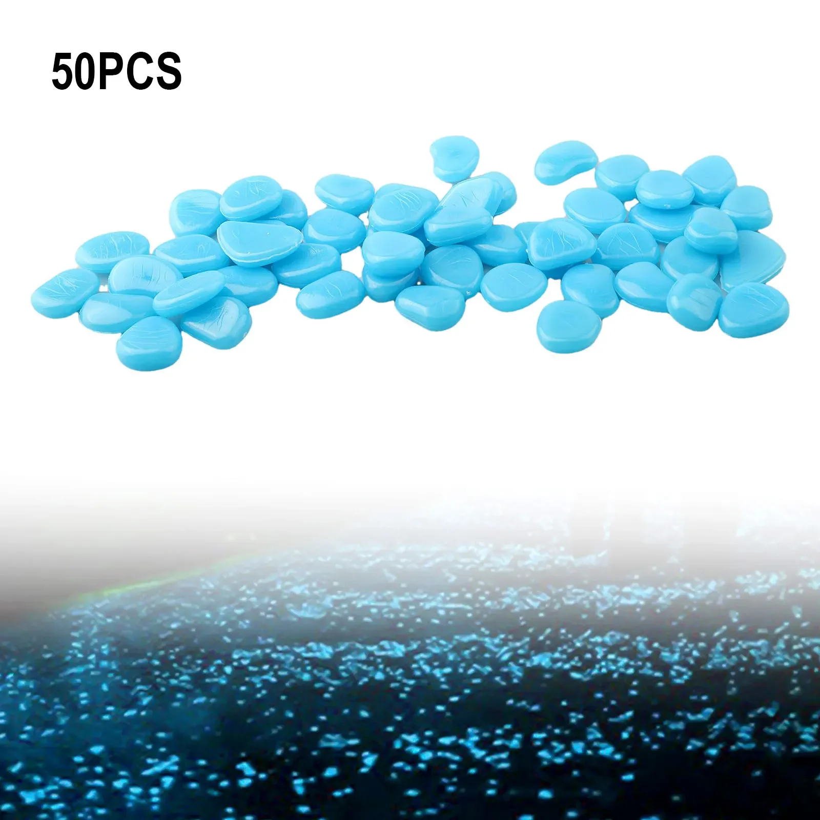 50PCS/Set Glow In The Dark Peb - مراجعة Aquarium Fish That Glow In The Dark وسعره
