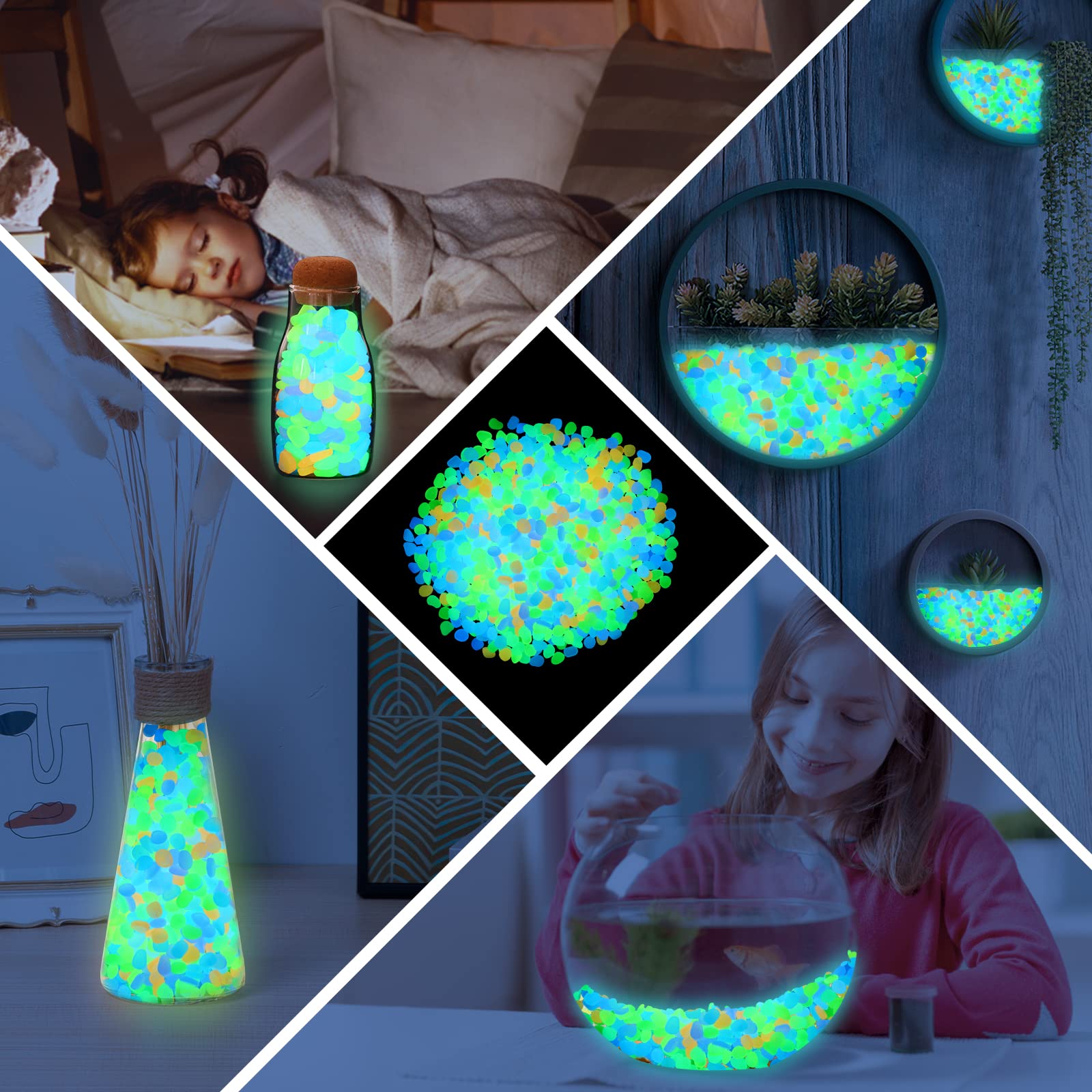 200Pcs Glow in the Dark Garden - مراجعة Aquarium Fish That Glow In The Dark وسعره