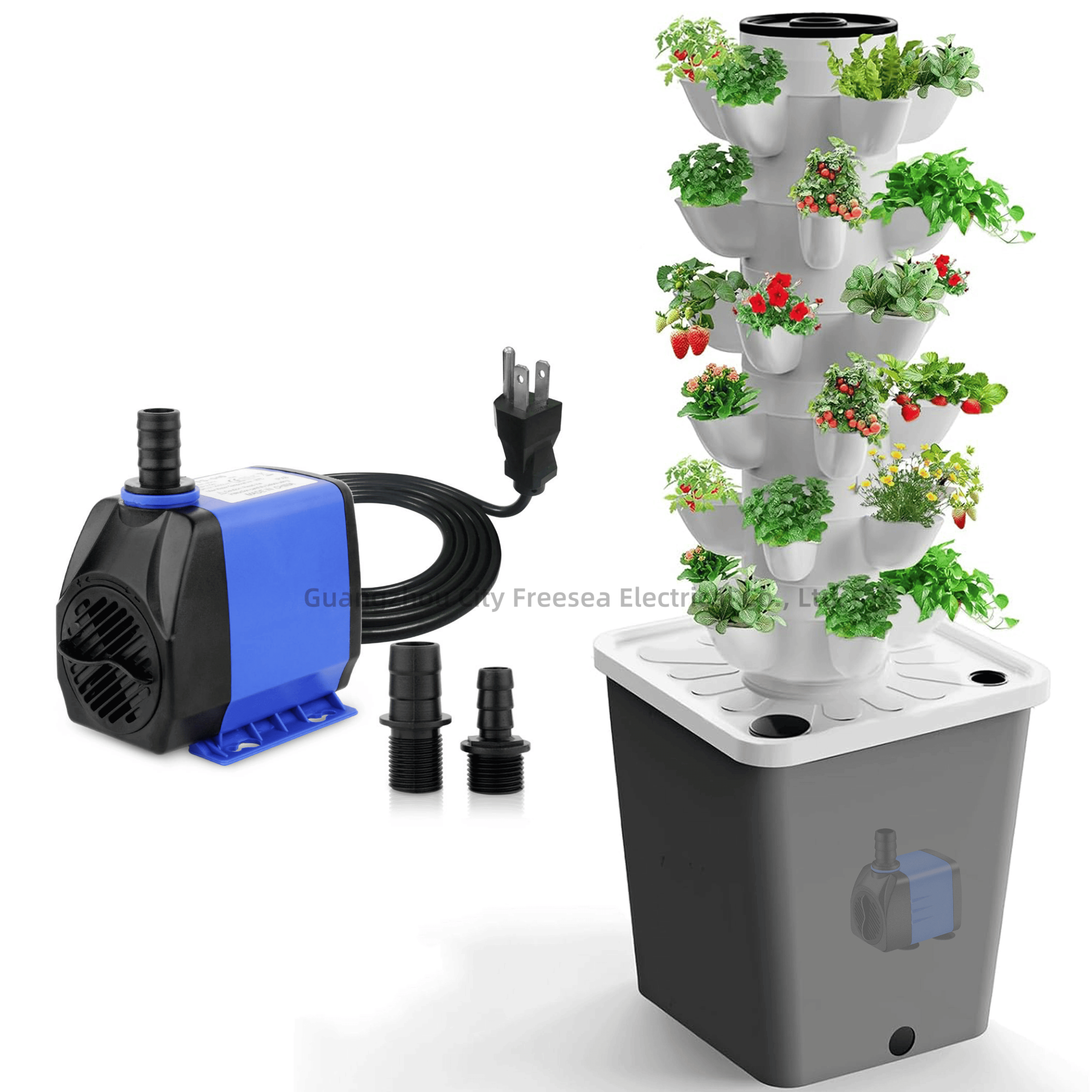 Custom Freesea 50W-150W DC AC  - مراجعة Aquarium Fish And Price وسعره