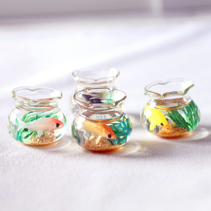 1Pc Mini Fish Tank Random Colo - مراجعة Aquarium Fish Guppy وسعره