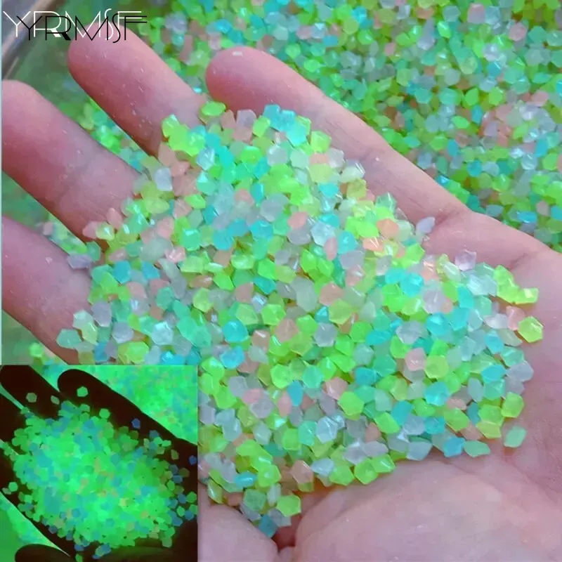 1000pcs 3-5mm Luminous Sand Gl - مراجعة Aquarium Fish That Glow In The Dark وسعره