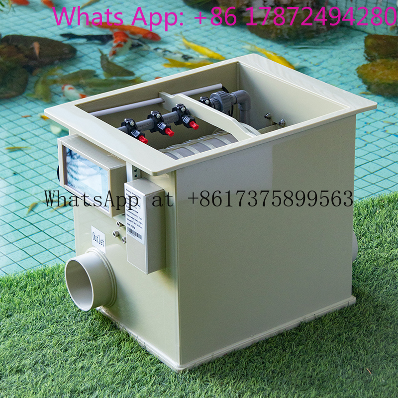 10m³/h (10t) PP Drum Filter Qi - مراجعة Aquarium Fish And Price وسعره