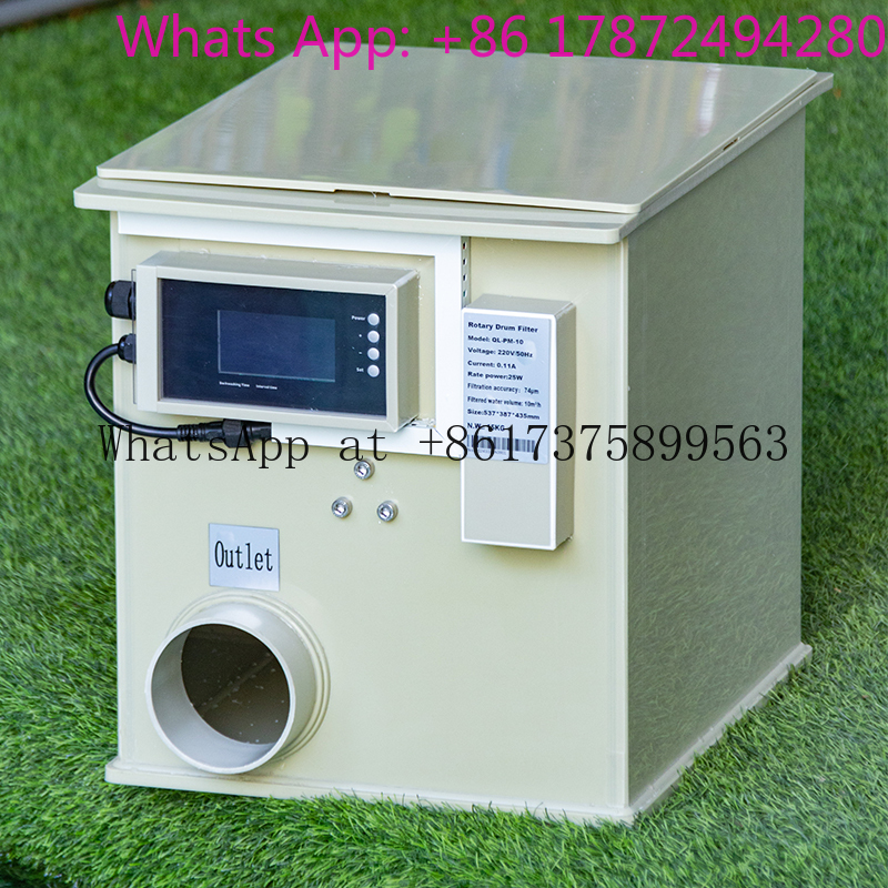 10m³/h (10t) PP Drum Filter Qi - مراجعة Aquarium Fish And Price وسعره