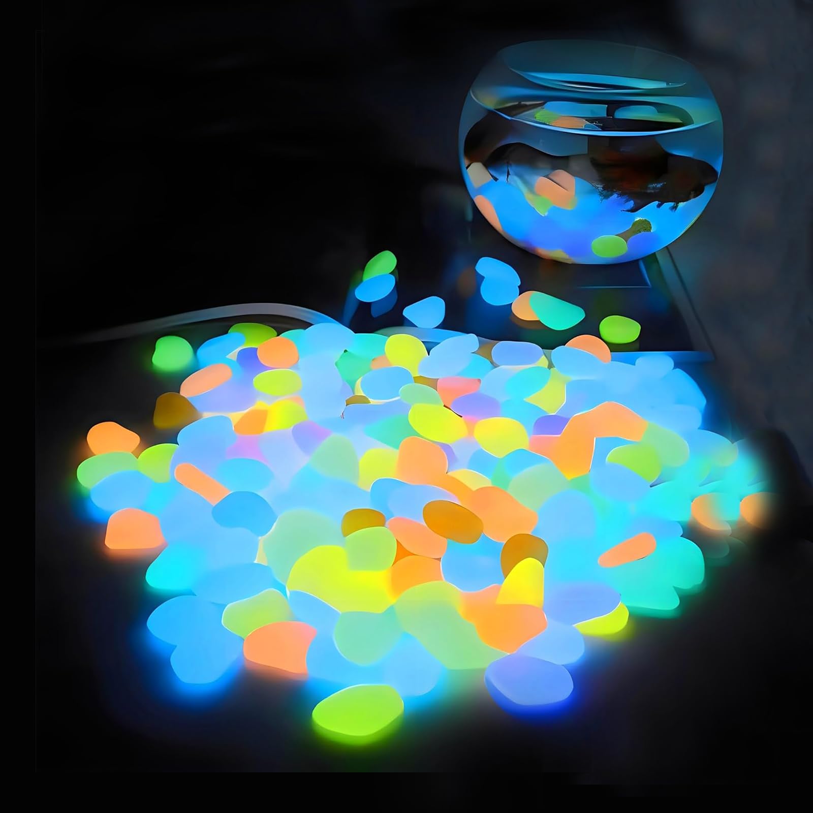 Aquarium Decor Glow In The Dar - مراجعة Aquarium Fish That Glow In The Dark وسعره