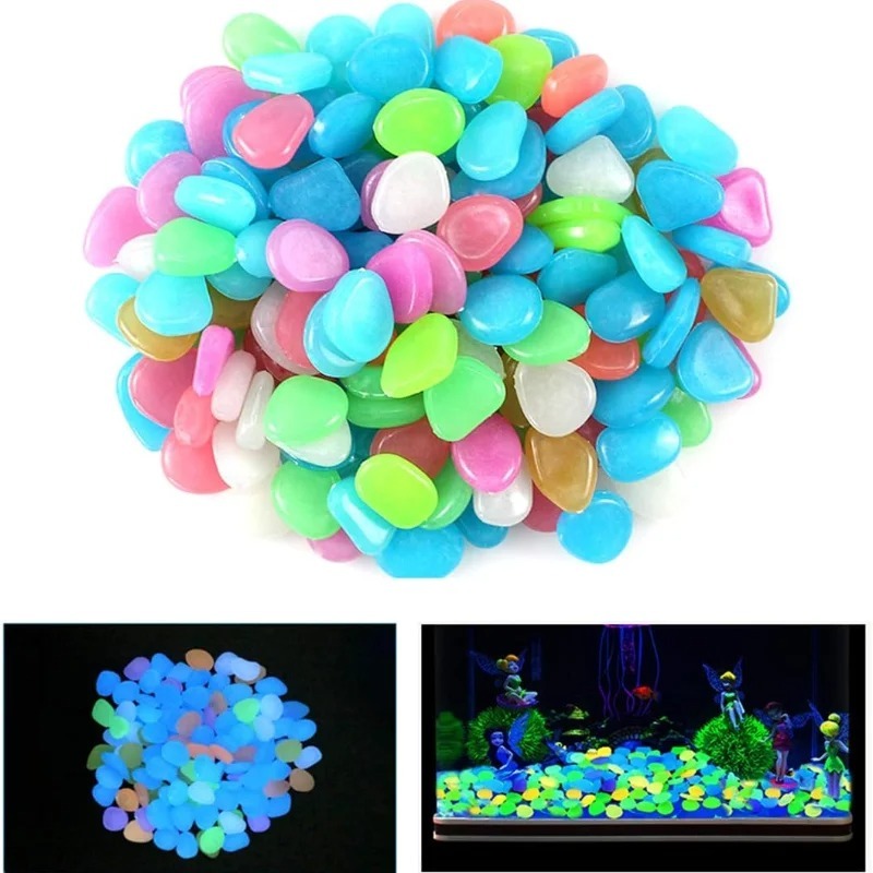 Glow in the Dark Pebbles Stone - مراجعة Aquarium Fish That Glow In The Dark وسعره