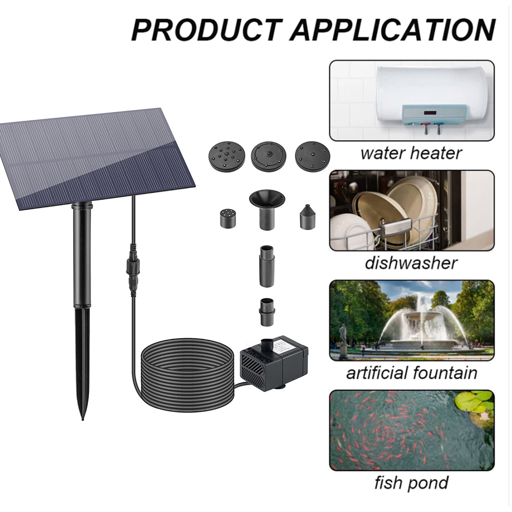 5W 5V Solar Water Pump Garden  - مراجعة Aquarium Fish Guppy وسعره