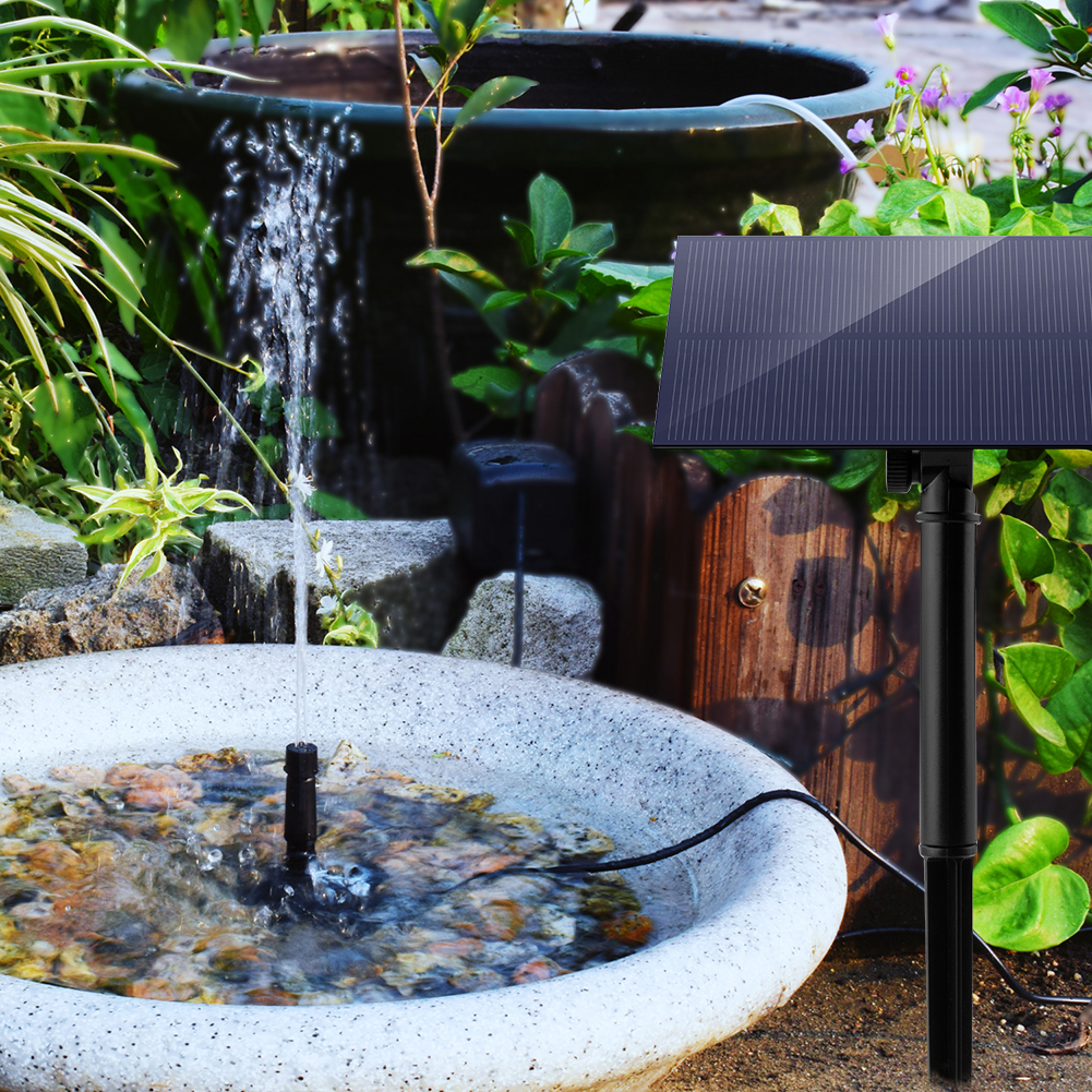 5W 5V Solar Water Pump Garden  - مراجعة Aquarium Fish Guppy وسعره