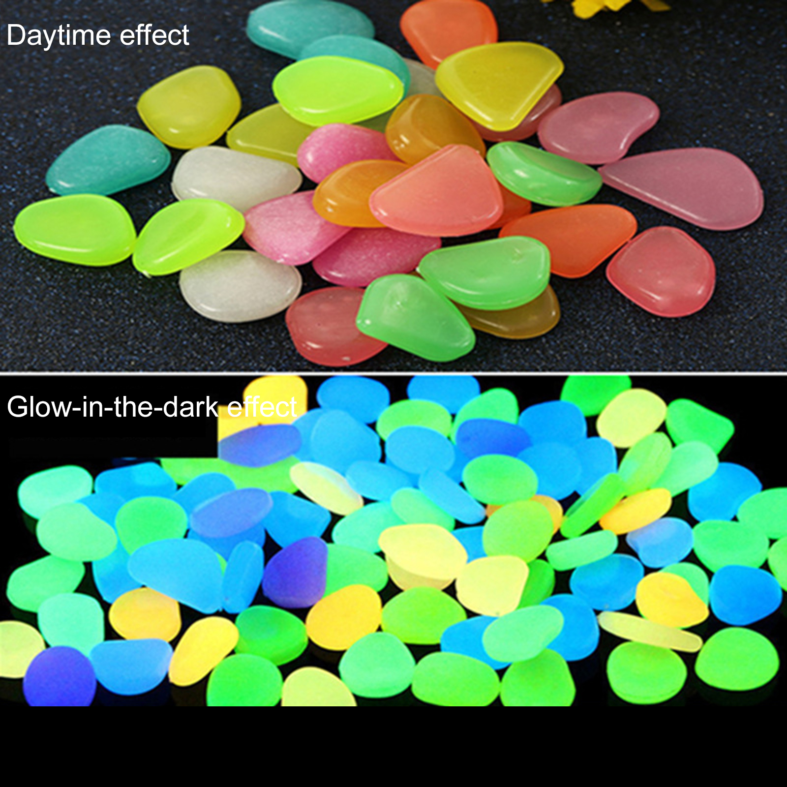 200-1000Pcs Stone Glow In Dark - مراجعة Aquarium Fish That Glow In The Dark وسعره