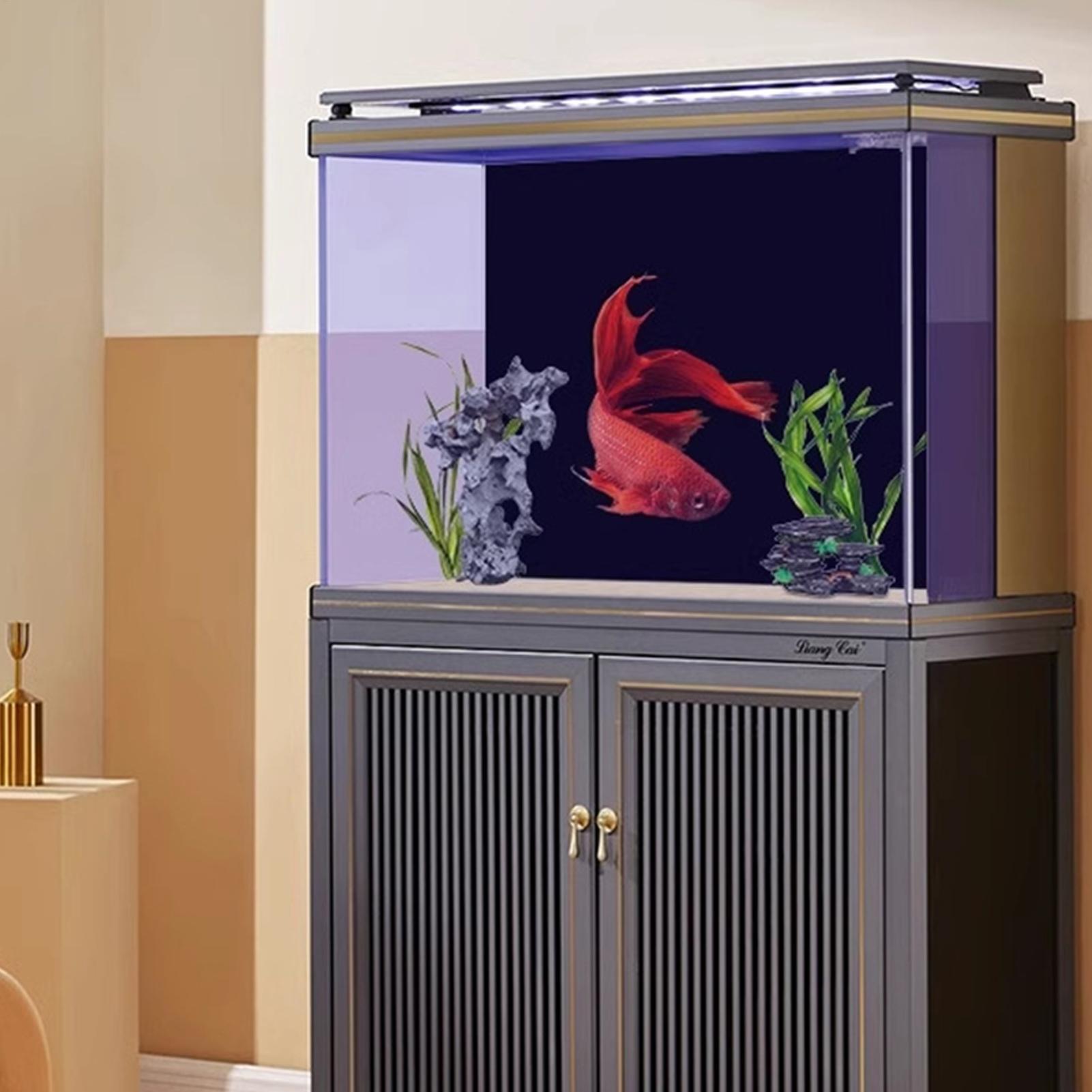 Fish Tank Background Static Cl - مراجعة Aquarium Fish Beautiful وسعره