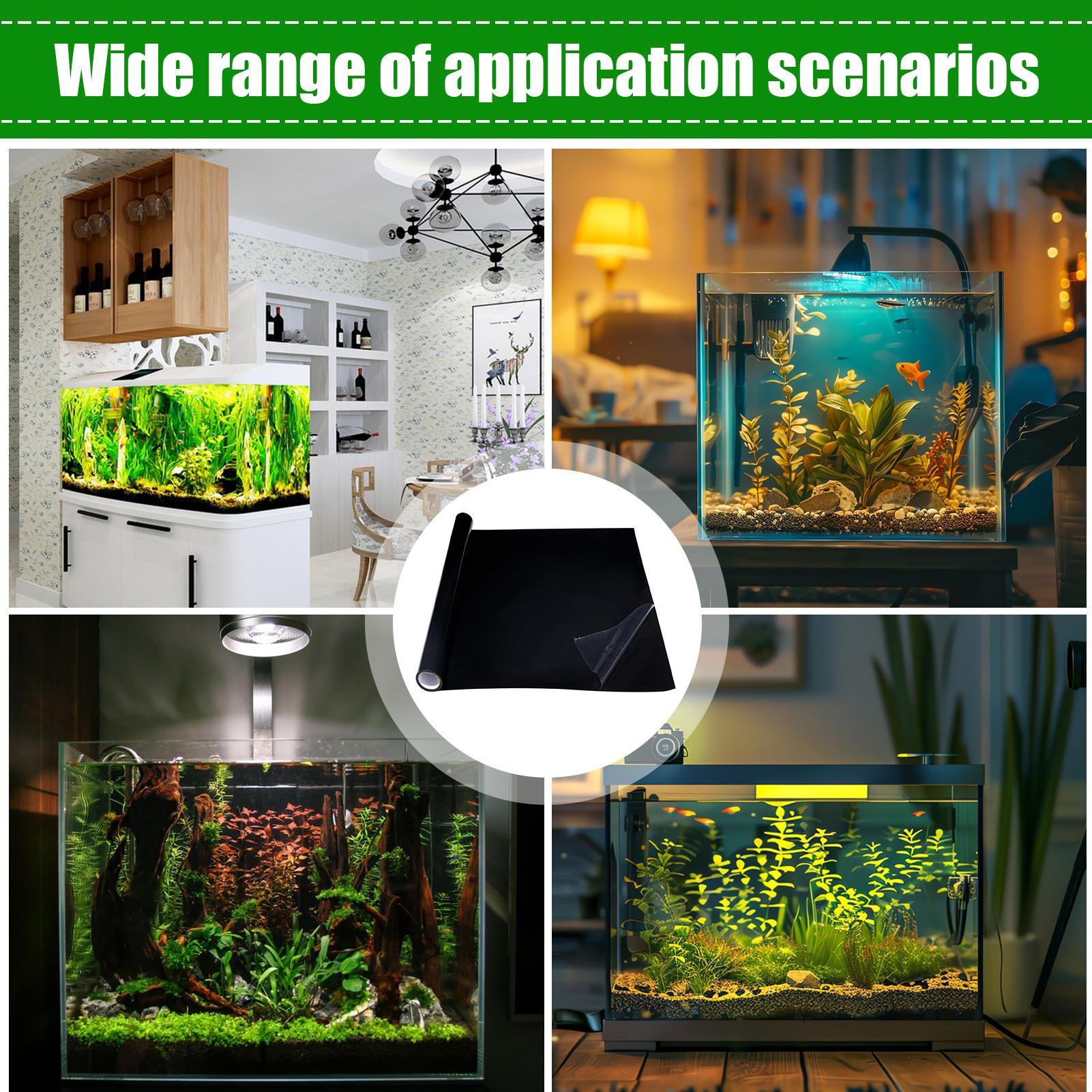 Fish Tank Background Static Cl - مراجعة Aquarium Fish Beautiful وسعره