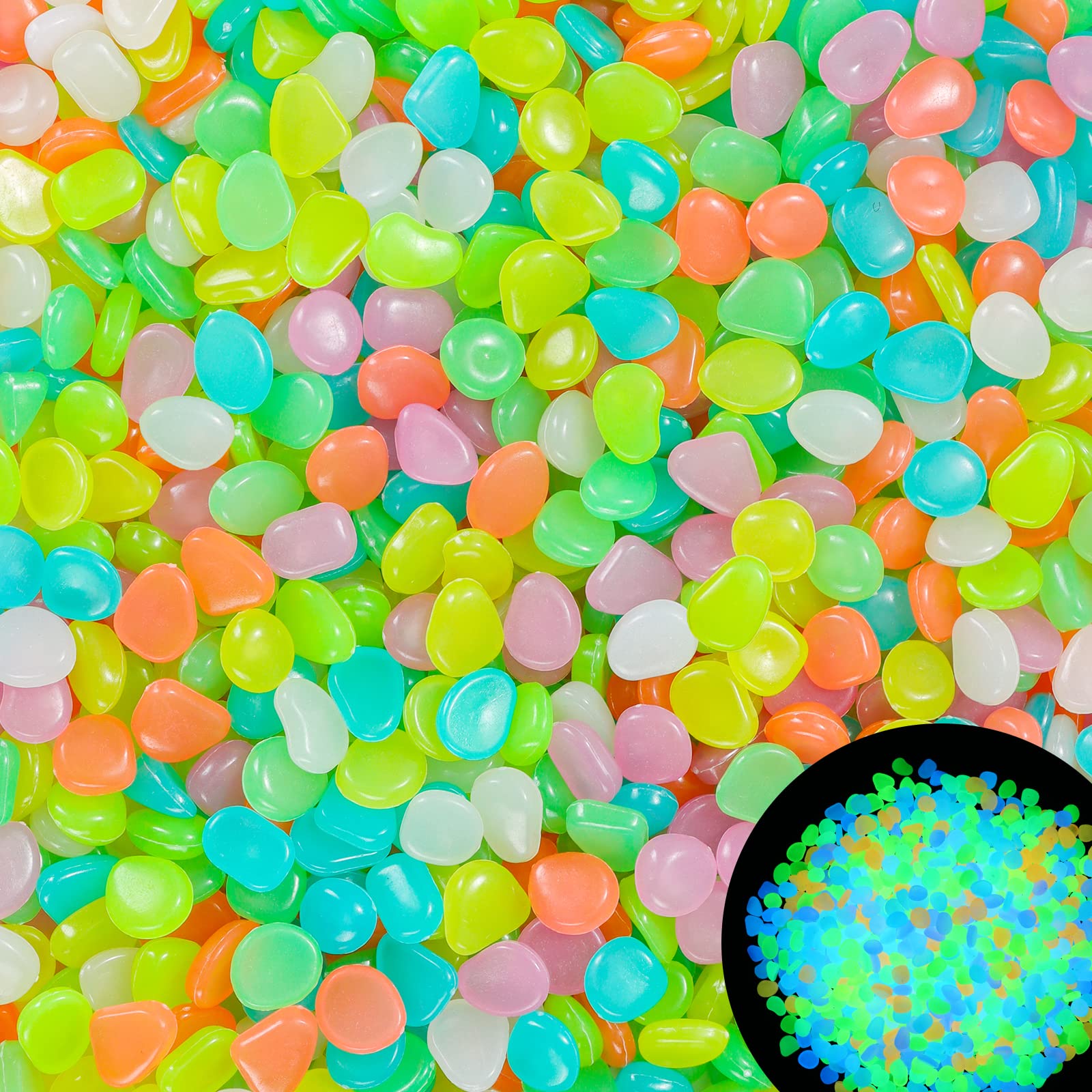 100Pcs Glow in the Dark Garden - مراجعة Aquarium Fish That Glow In The Dark وسعره
