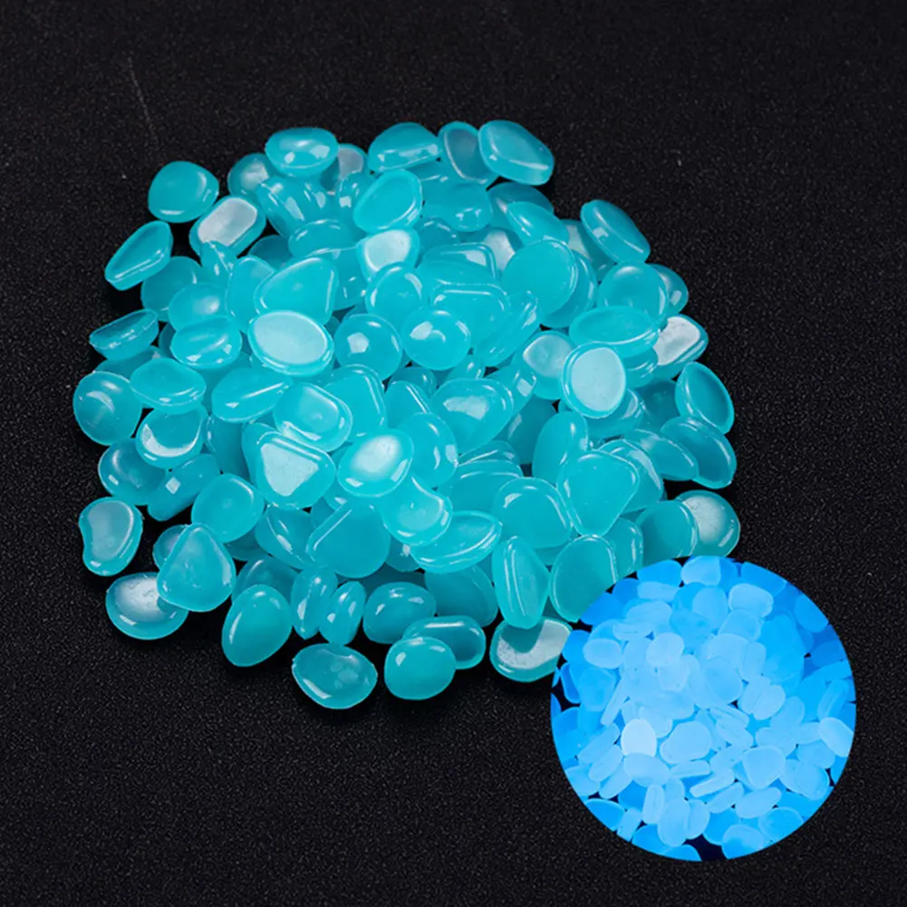 100Pcs Pebbles Glow In The Dar - مراجعة Aquarium Fish That Glow In The Dark وسعره