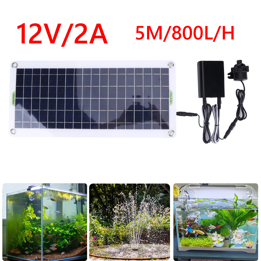18V 30W Fountain Panel Pump Ga - مراجعة Aquarium Fish Guppy وسعره