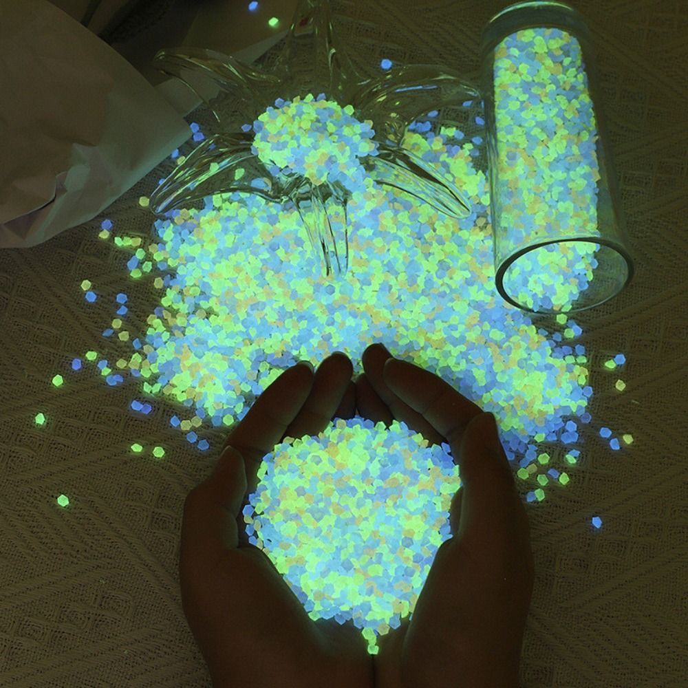 1000pcs 3-5mm Luminous Sand Gl - مراجعة Aquarium Fish That Glow In The Dark وسعره