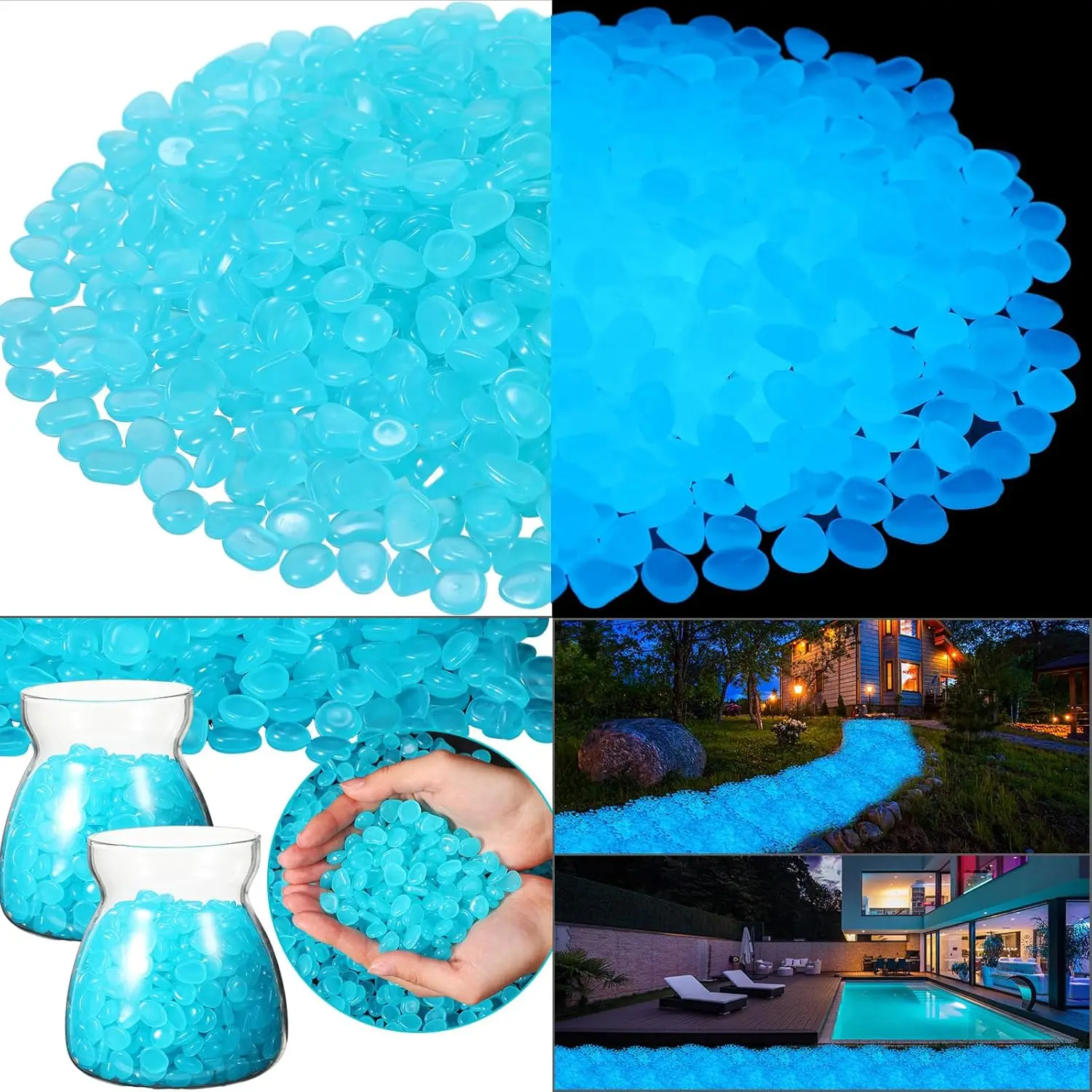 500Pcs Glow in The Dark Garden - مراجعة Aquarium Fish Guppy وسعره